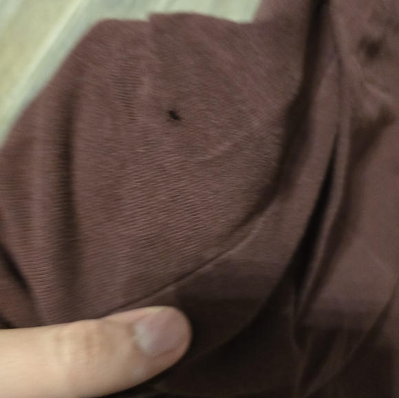 Distressed Maroon Carhartt Essential Pocket T Shirt - Picture 7 of 8